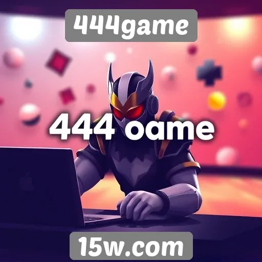 Navegação e design do site 444game